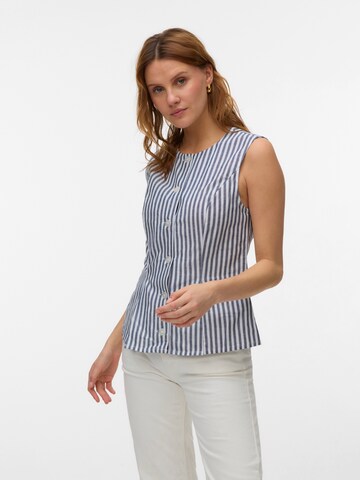 VERO MODA Елек 'VMSELMA' в синьо: отпред