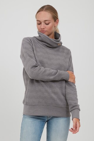 Oxmo Sweatshirt 'VERNITA' in Grijs: voorkant