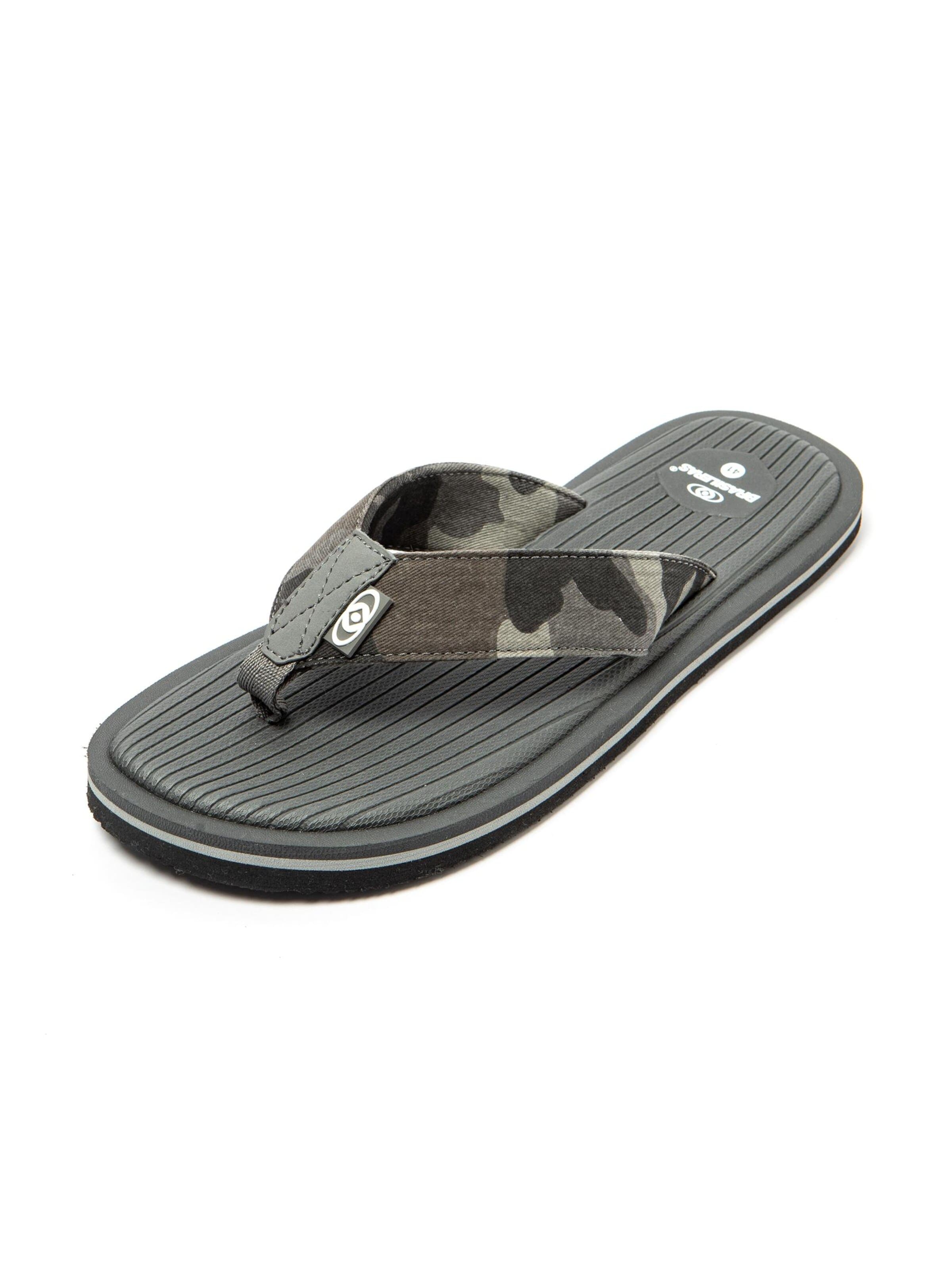 Brasileras Beach & swim shoe 'Army' in Grey: front