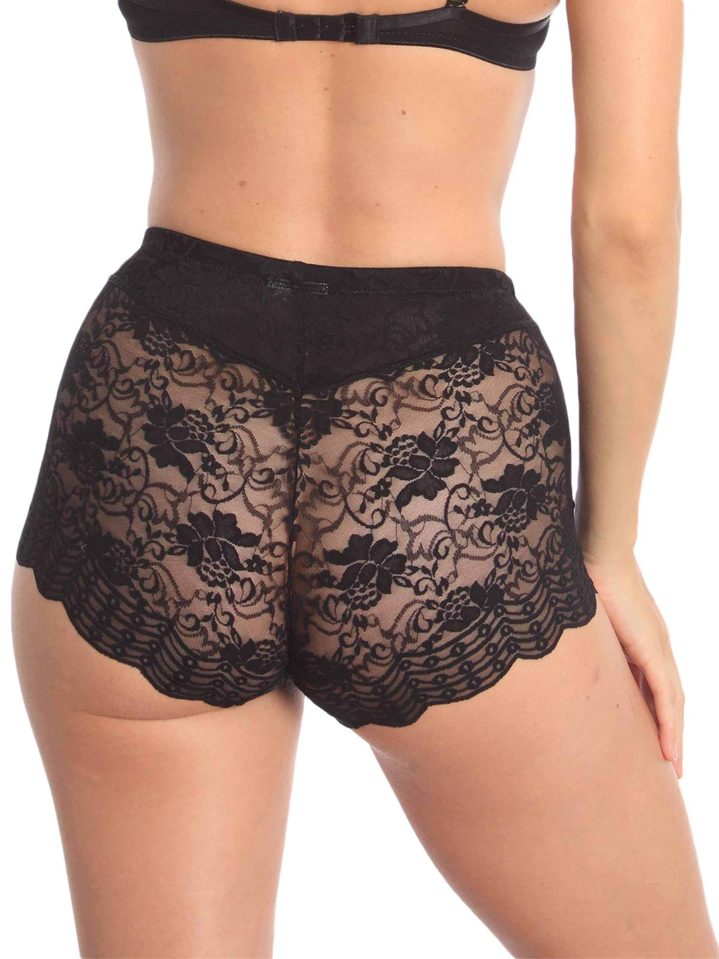 sassa Boyshorts 'Functional Lace' in Black