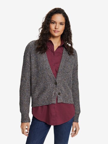 Cardigan ESPRIT en gris : devant