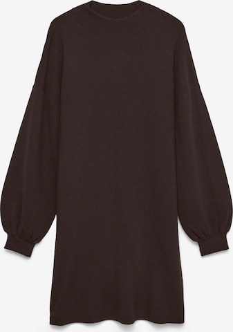 VERO MODA Úpletové šaty 'VMNancy' – hnědá: přední strana
