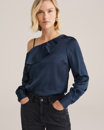 Camicia da donna di WE Fashion in blu: frontale