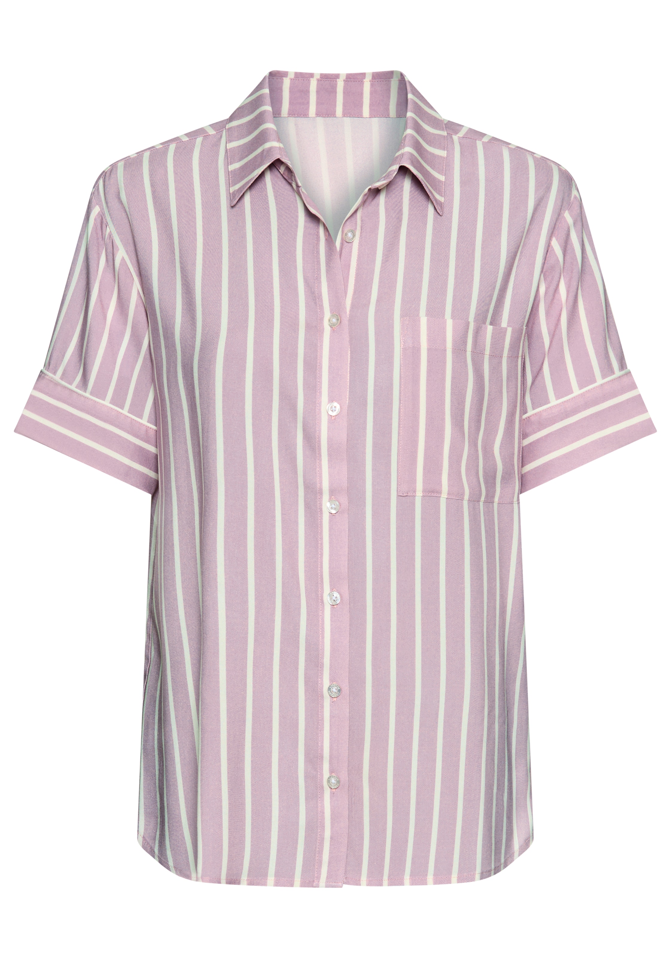 Camicia da notte di LASCANA in rosa: frontale