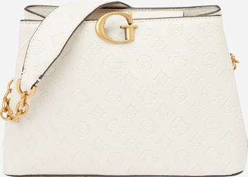 GUESS - Mala de ombro 'Vibe' em branco: frente