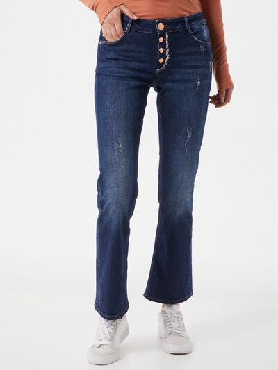 Goldgarn Jeans 'Rosengarten' in blau, Modelansicht
