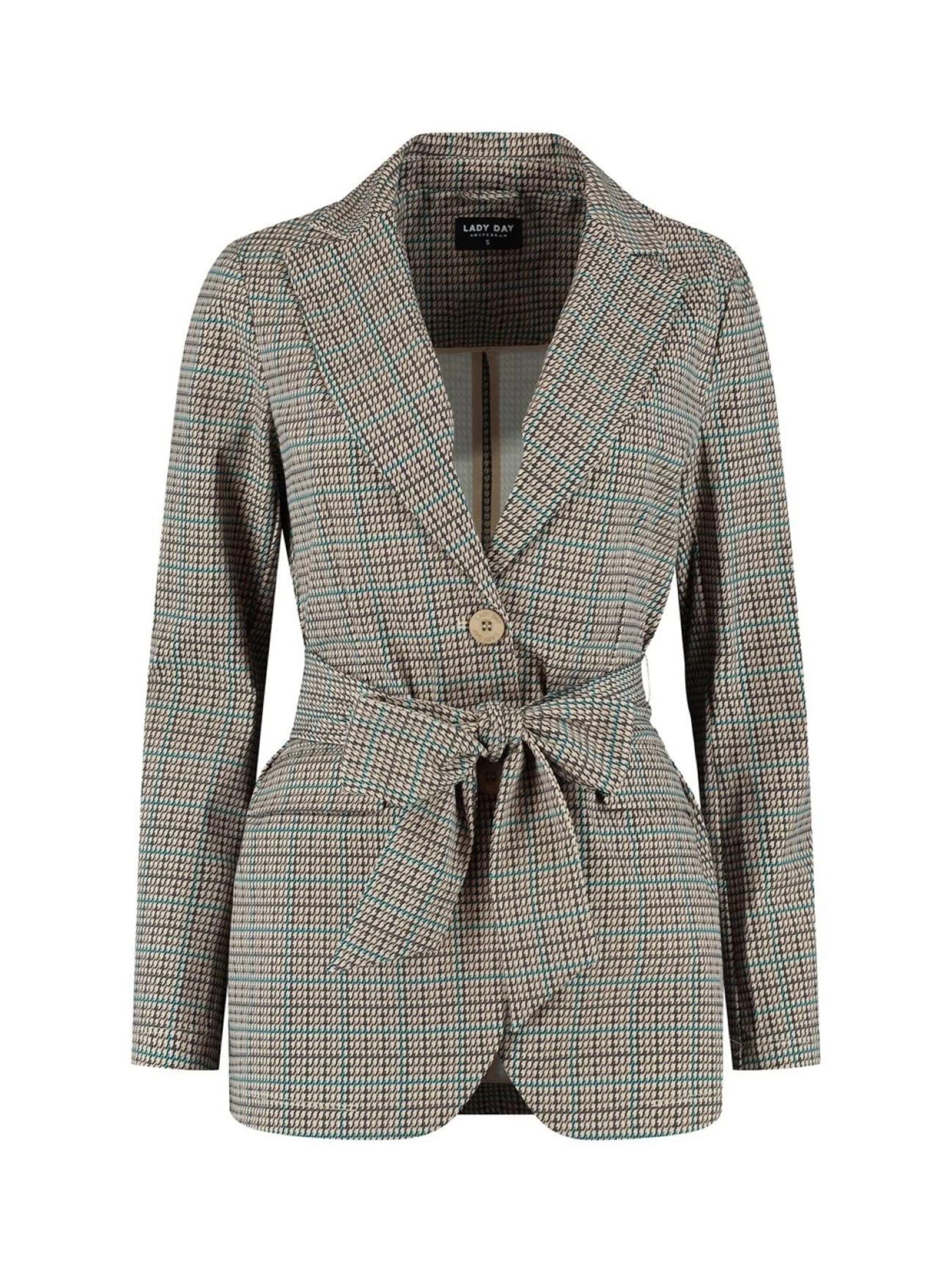 Lady Day Blazer 'Lady Day Lois Marin checkprint' in Mixed colours