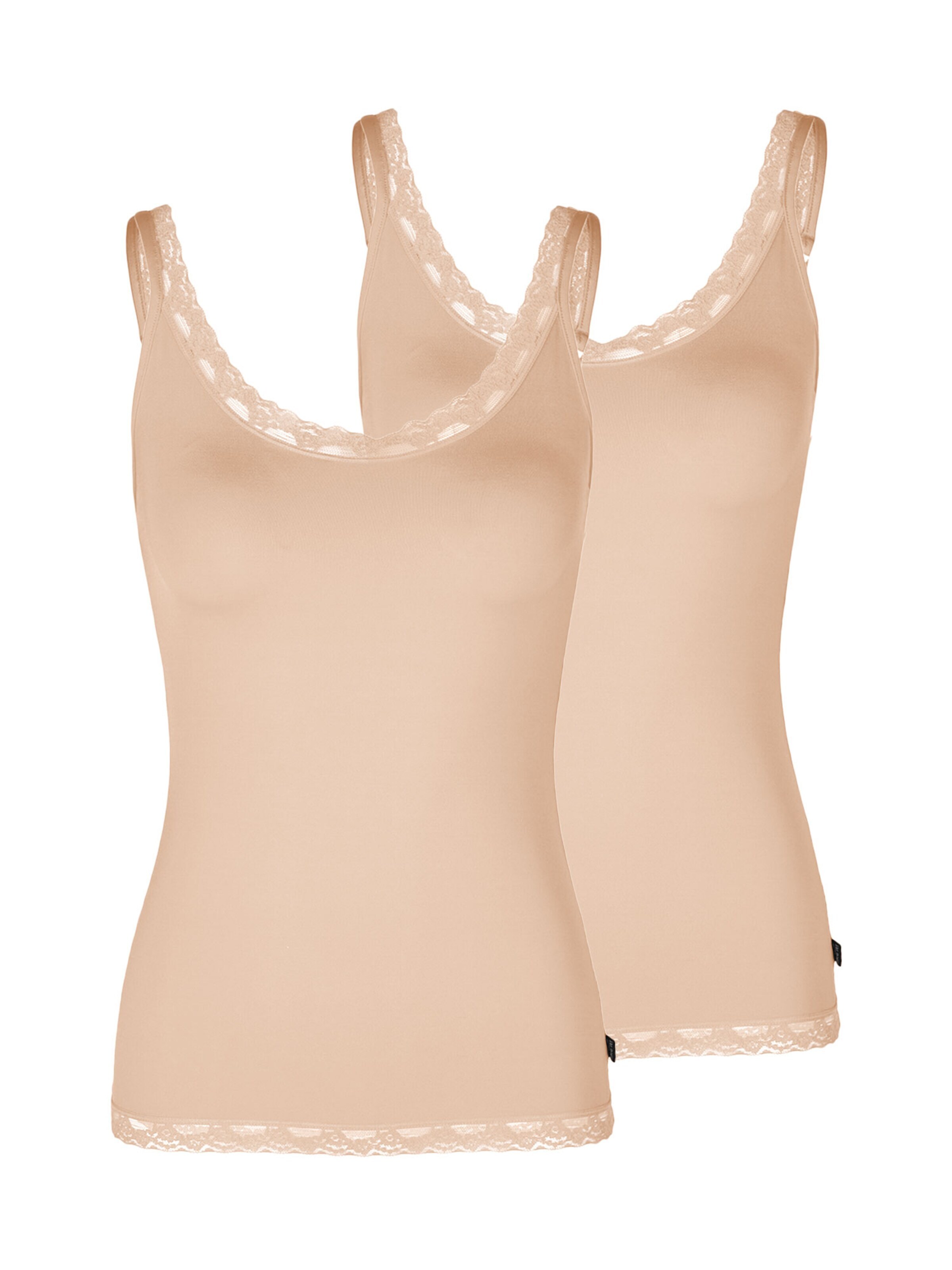 like it! Undershirt 'Olivia' in Beige: front