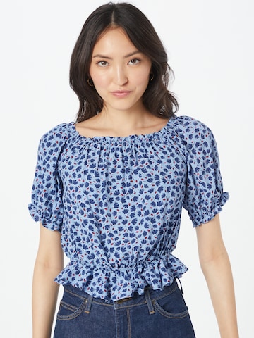 Koton - Blusa em azul: frente