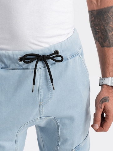 Effilé Jeans cargo 'PADJ-0112' Ombre en bleu