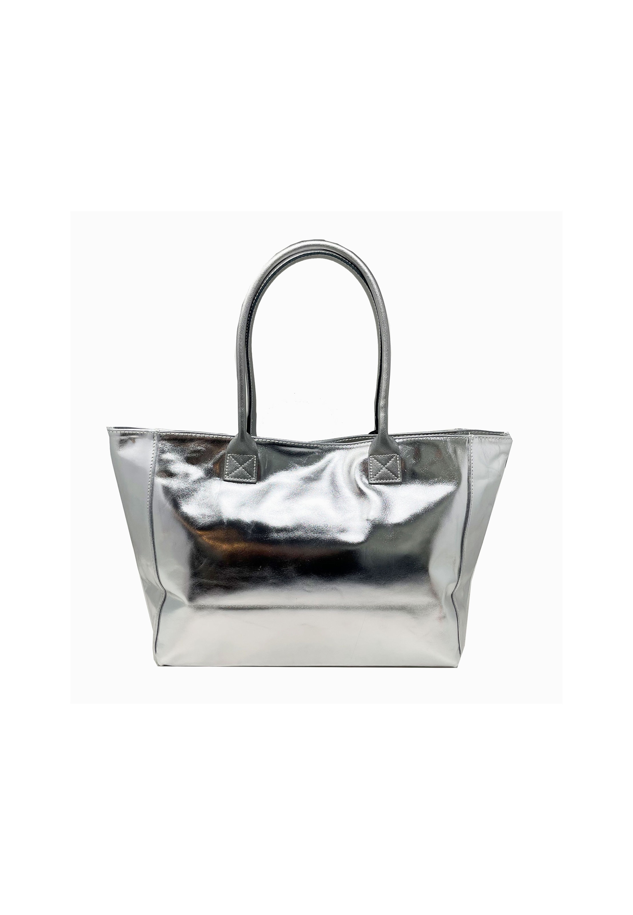 CHICCA BORSE Shopper in Silber: Vorderseite