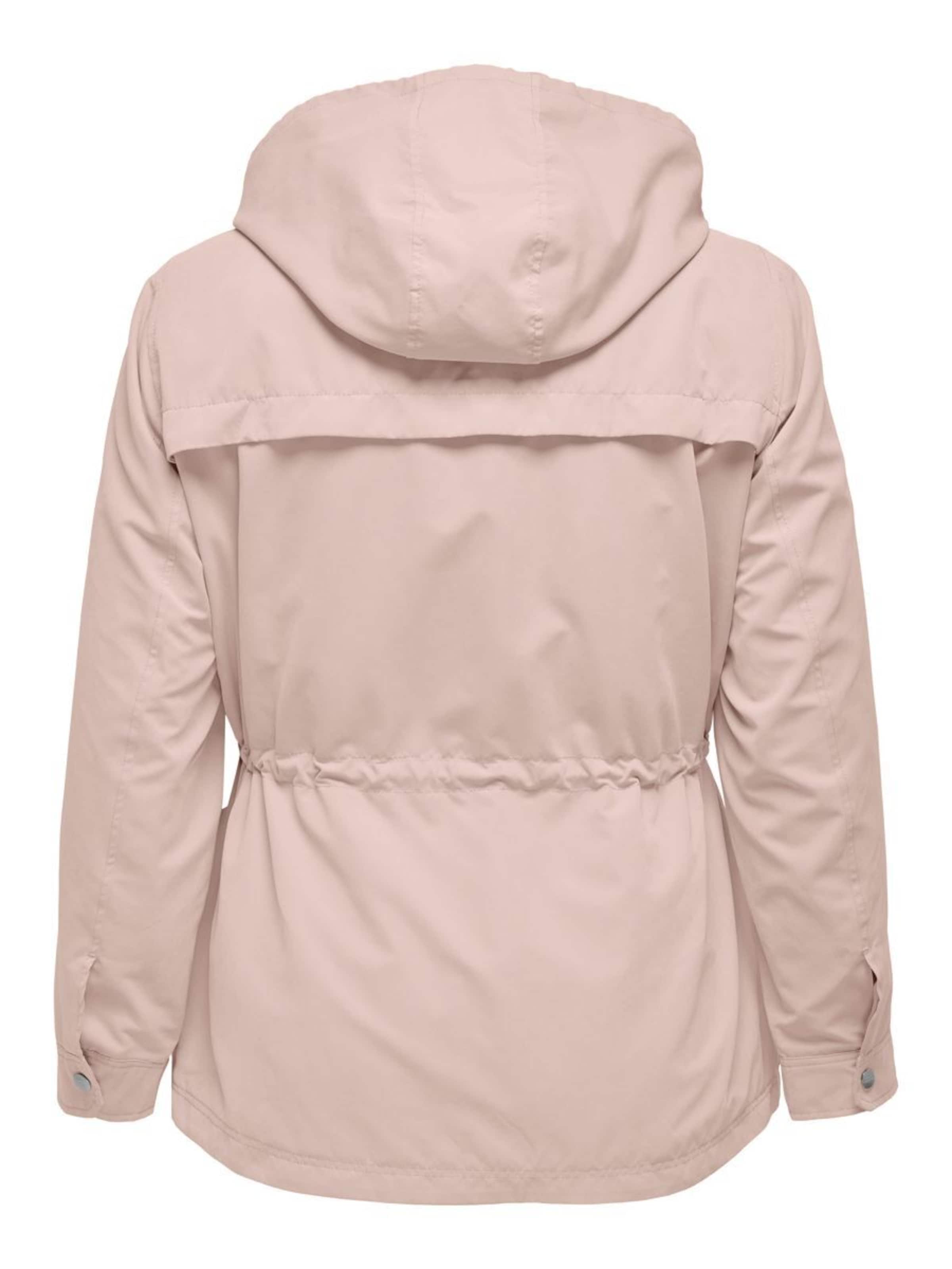 ONLY Carmakoma Tussenparka 'Starline Spring' in Roze