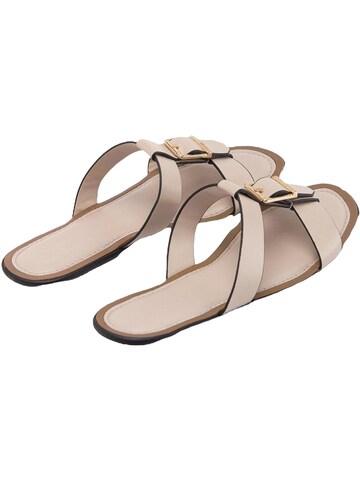 Limoya Mules 'Pfandrecht' in Beige