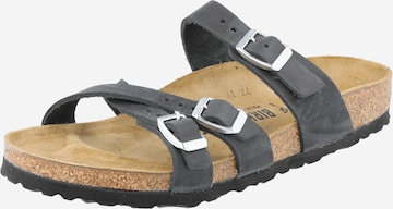 BIRKENSTOCK Pistokkaat 'Kumba' värissä musta: edessä