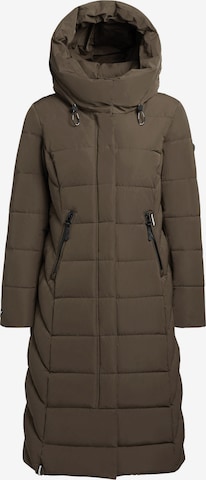 Manteau d’hiver 'Sensy' khujo en vert : devant