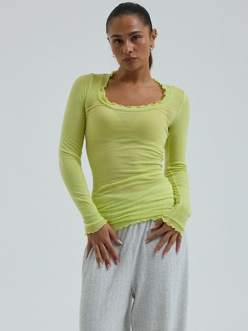 Seamless Basic Top ' Cotton ' in Gelb: Vorderseite
