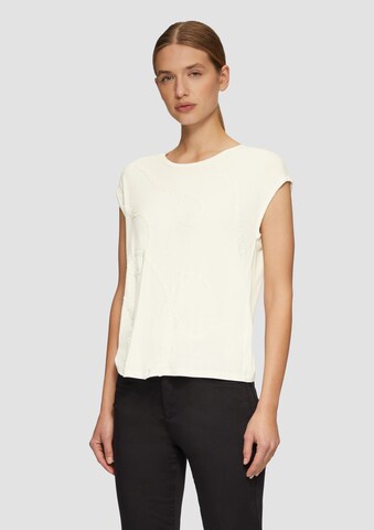 s.Oliver BLACK LABEL Shirt in Beige: voorkant