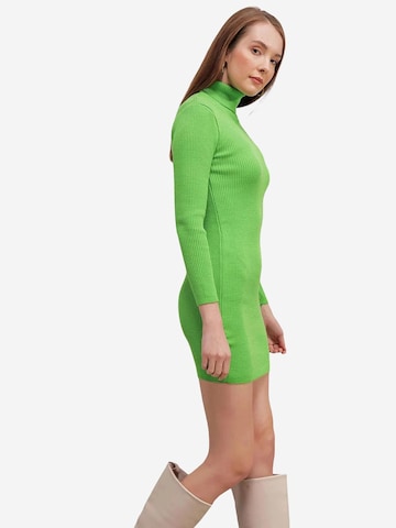 Bigdart Knit dress in Green