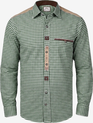 Steigenhöfer Button Up Shirt 'Leopold' in Green: front