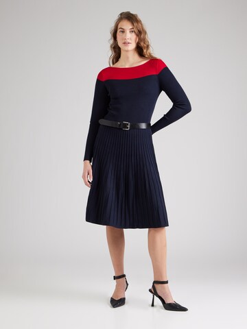 Lauren Ralph Lauren Πλεκτό φόρεμα σε μπλε