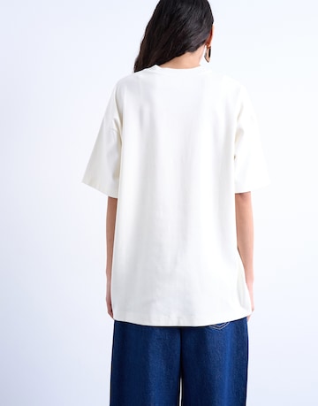 TOPSHOP Oversized shirt 'VICTORIA' in Beige