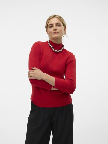 VERO MODA Trui 'VMGold' in Rood: voorkant