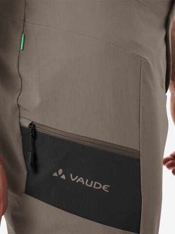 VAUDE Regular Outdoor trousers 'Moab' in Brown