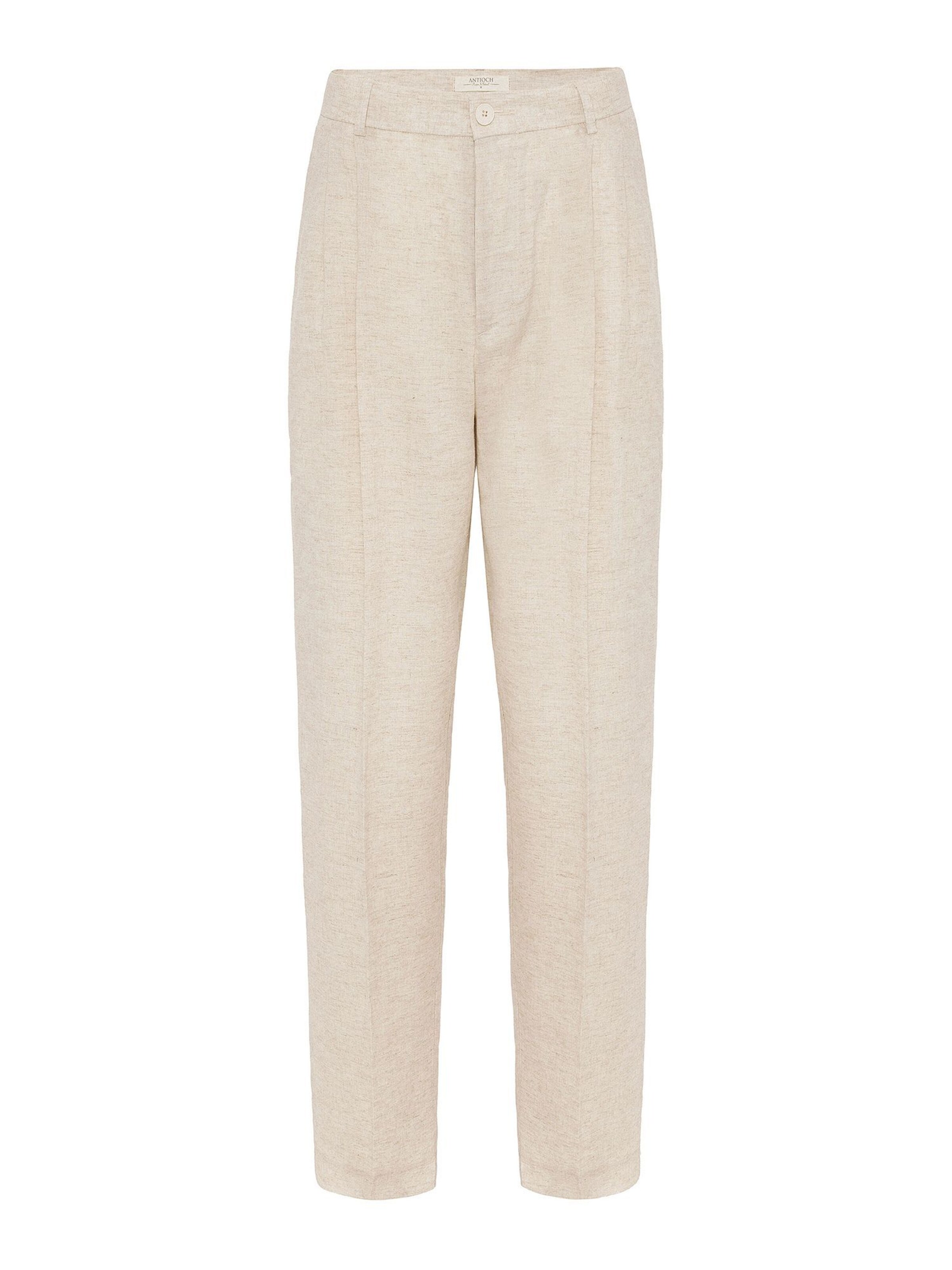 Antioch Normální Kalhoty – béžová: přední strana