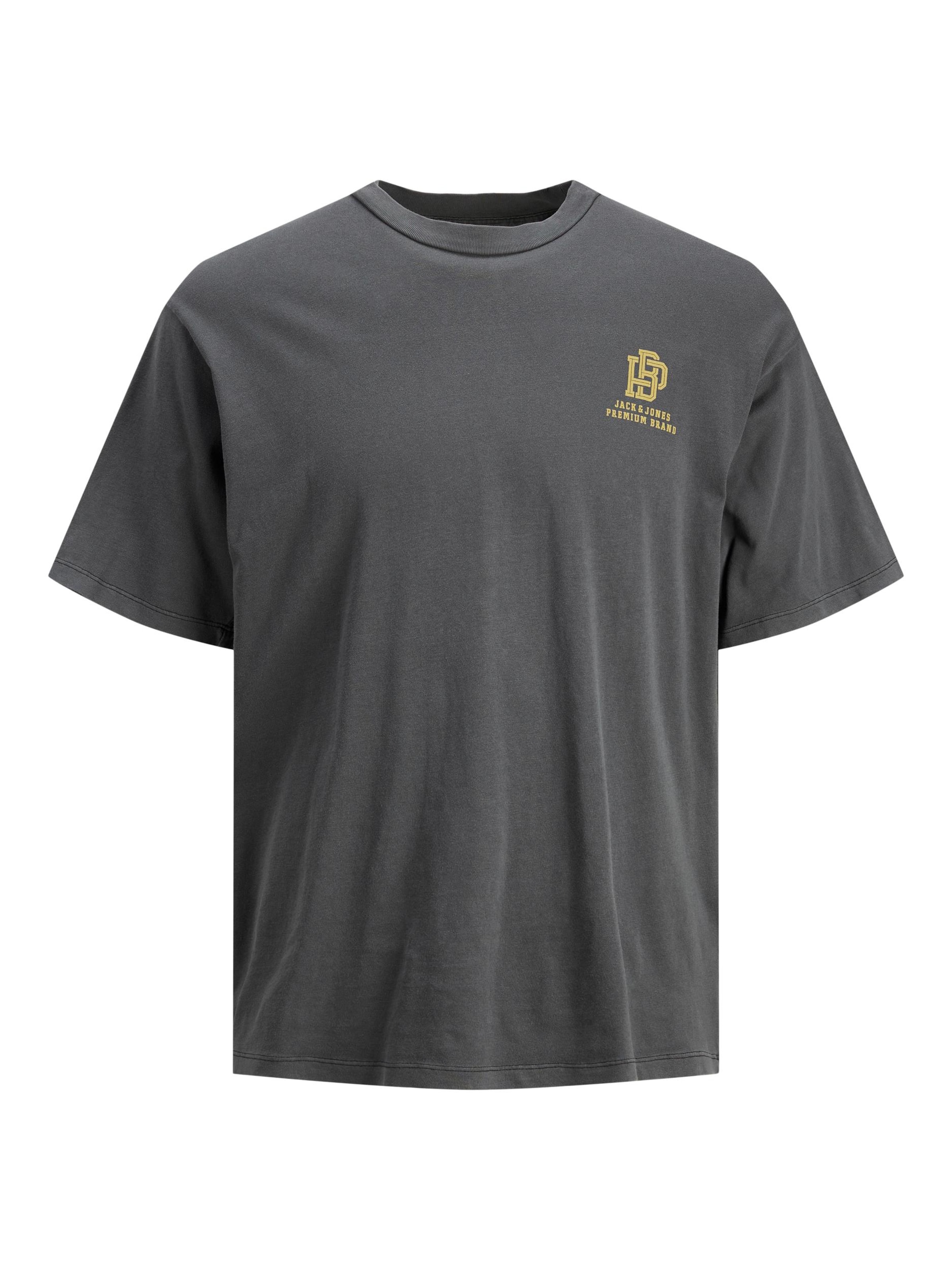 T-Shirt 'JPRPete' JACK & JONES en gris : devant