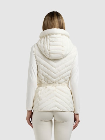 Gilet 'Demie' di khujo in bianco