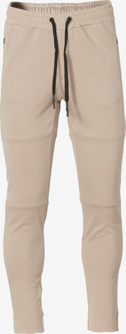 KOROSHI Zúžený Kalhoty – pink: přední strana