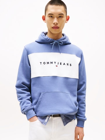 Tommy JeansSweater majica - plava boja: prednji dio