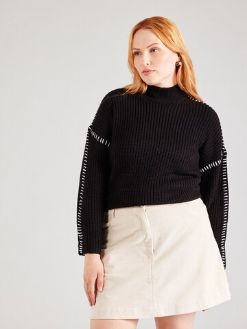 EVOKED Sweater 'VISIGGA' in Black: front