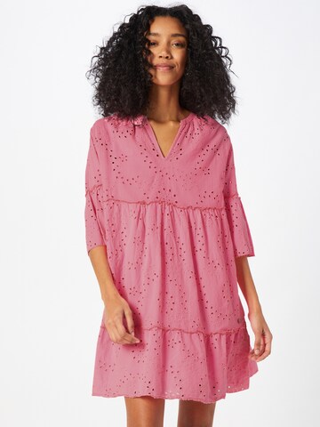 Frieda & Freddies NY Shirt Dress in Pink: front