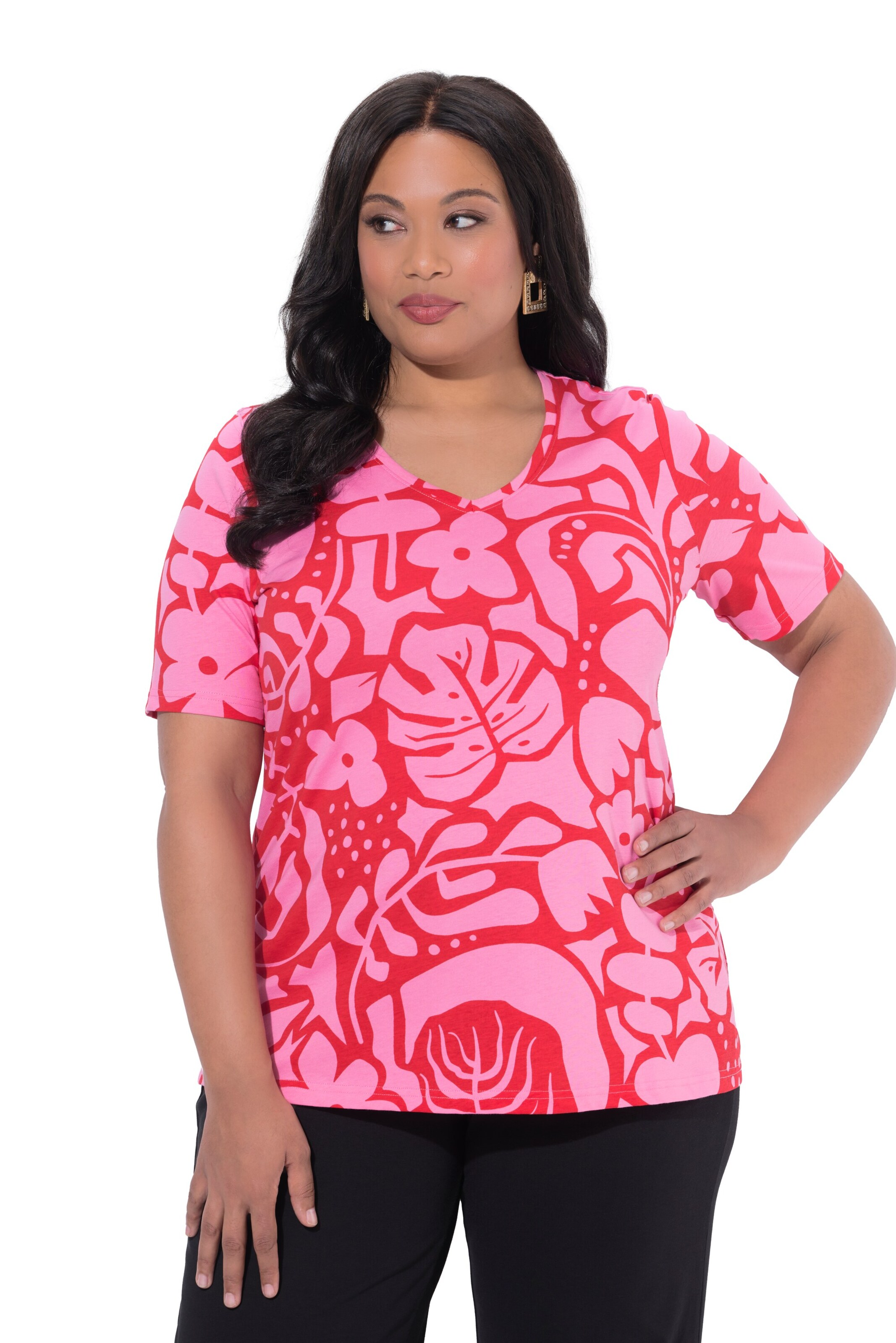 Ulla Popken Shirt in Pink: front