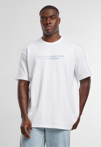 MT Upscale Shirt 'Appreciate Expect' in White: front