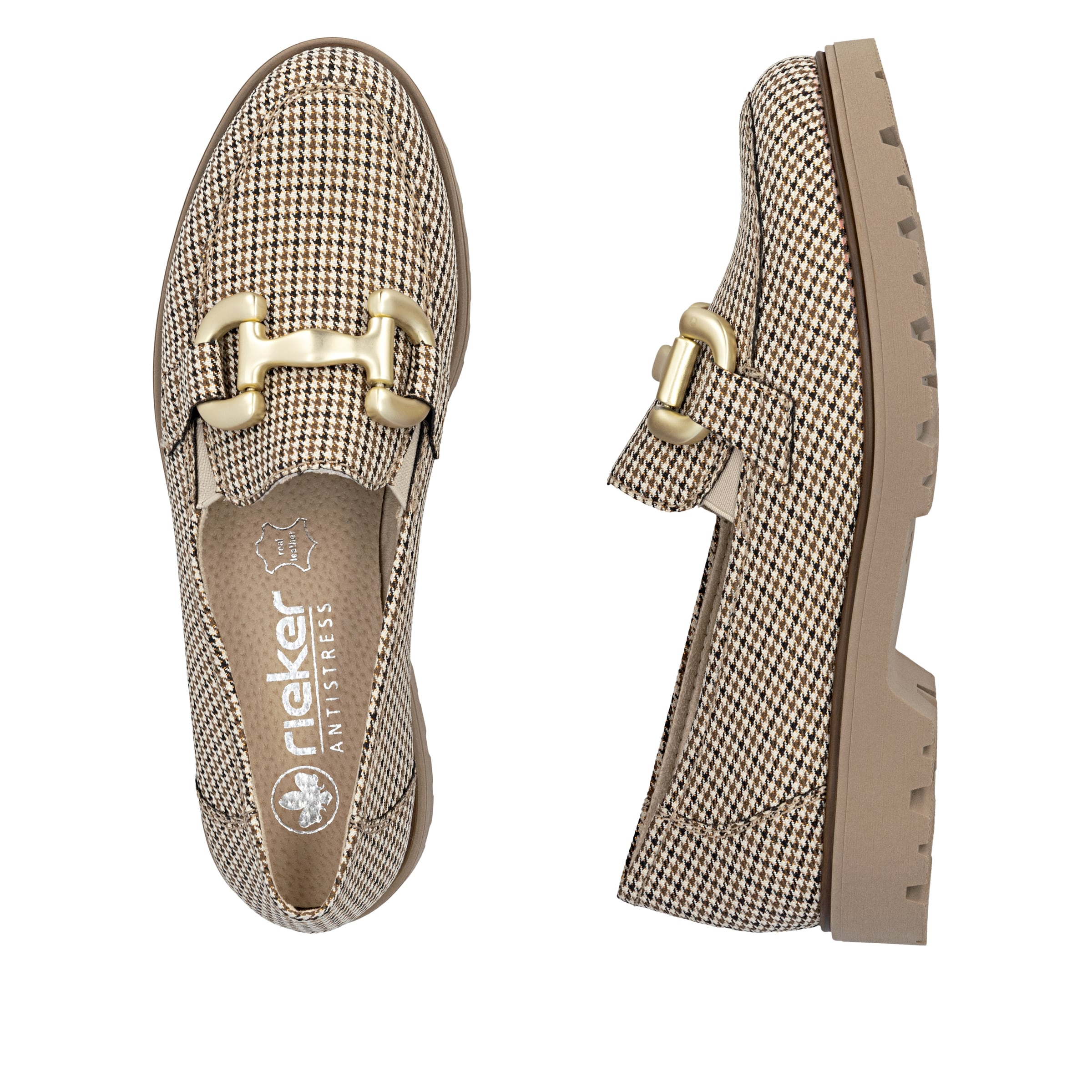 Chaussure basse Rieker en beige