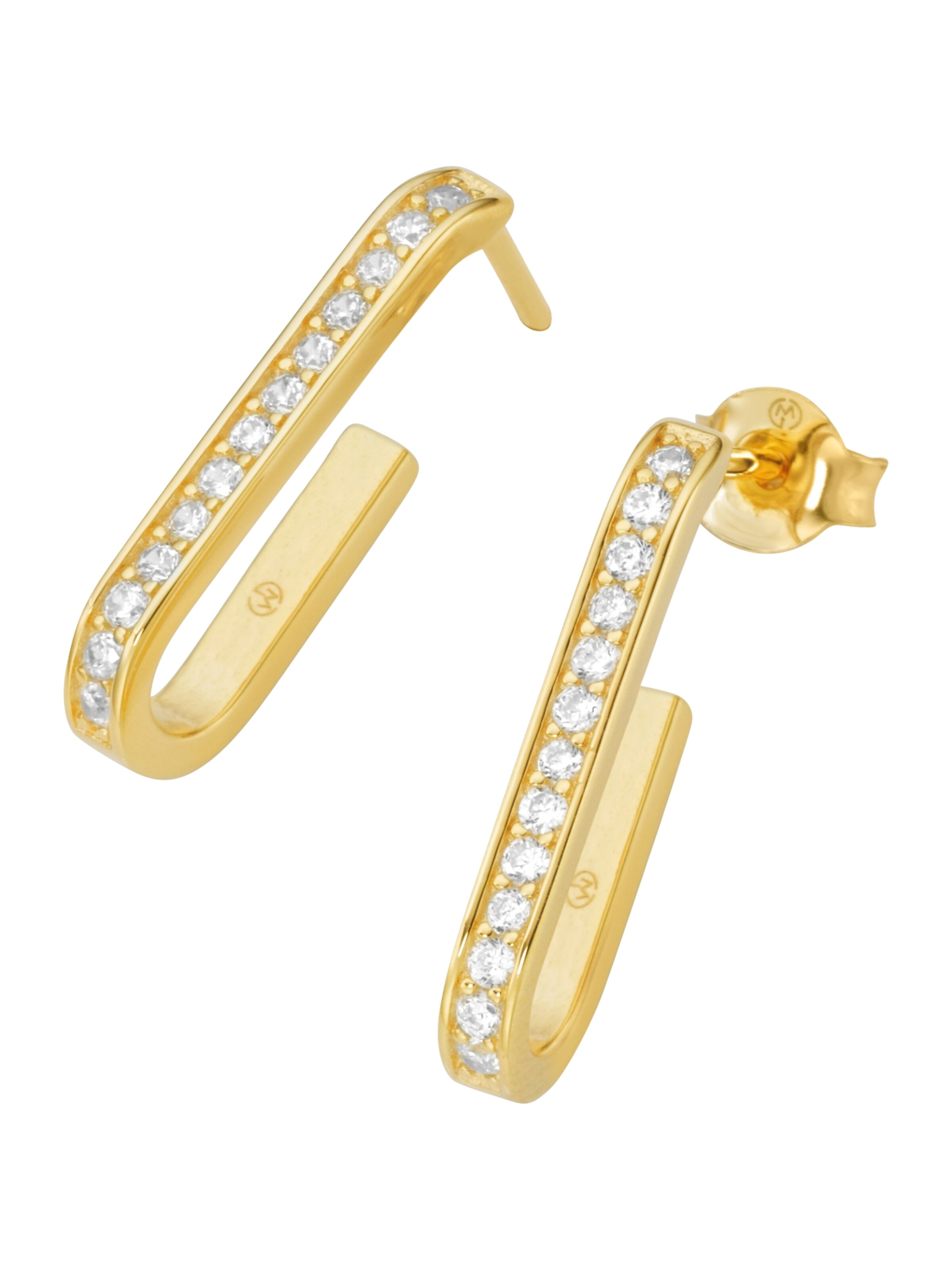 Giorgio Martello Milano - Brincos em ouro: frente