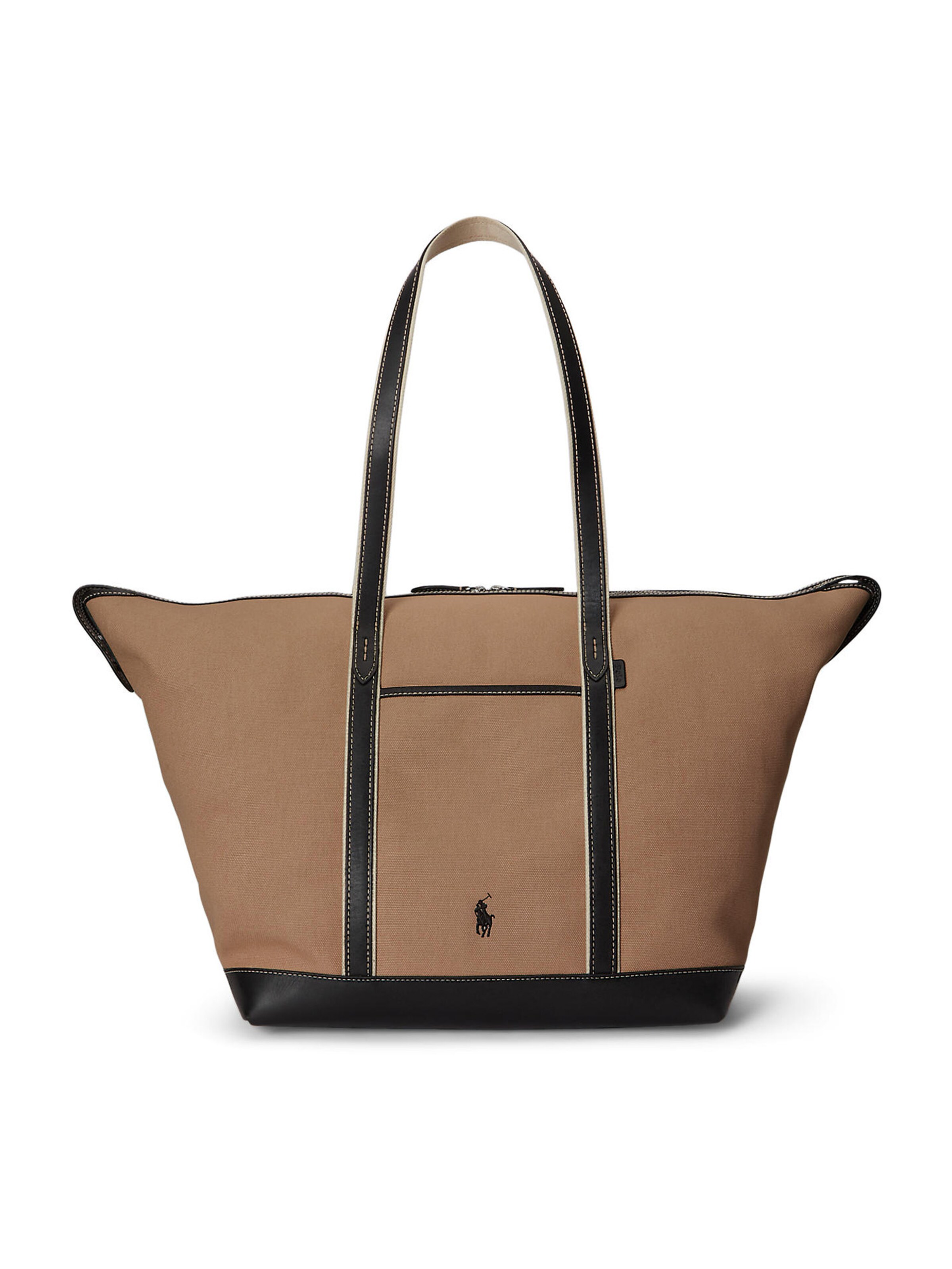 Plase de cumpărături de la Polo Ralph Lauren pe maro: față