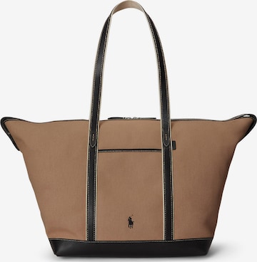 Plase de cumpărături de la Polo Ralph Lauren pe maro: față