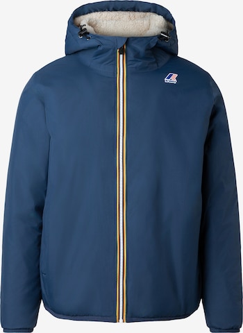 Giacca funzionale di K-Way in blu: frontale