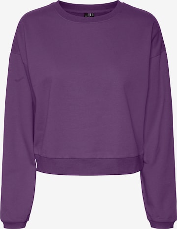 VERO MODA Sweatshirt 'Chicago' in Purple: front