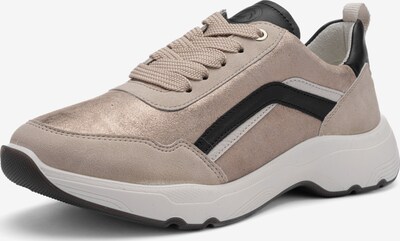 ARA Sneaker in 36 in nude / hellbeige / schwarz, Produktansicht