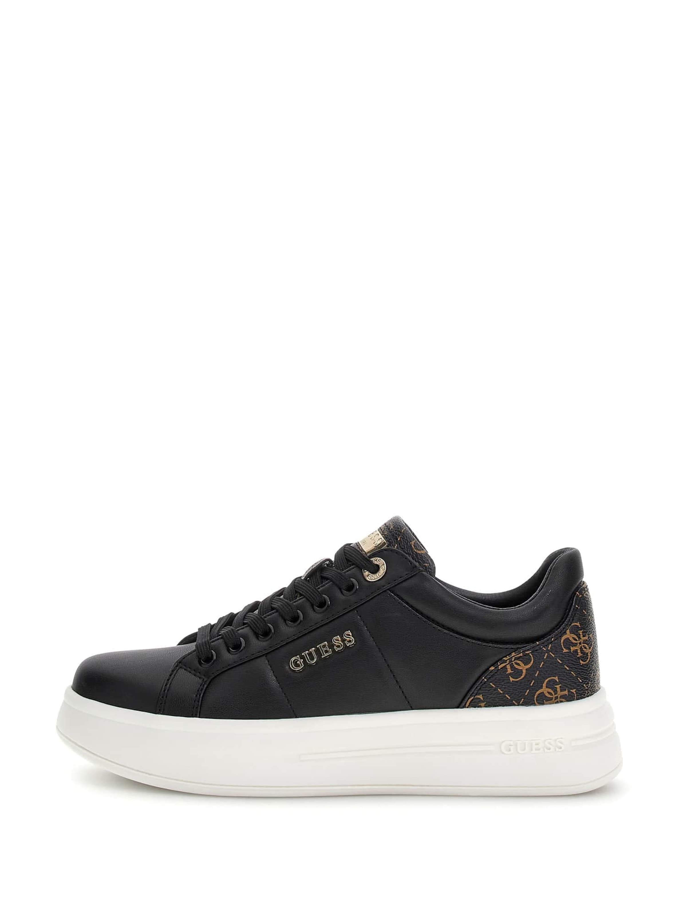 GUESS Platform trainers 'Welli' in Black: front