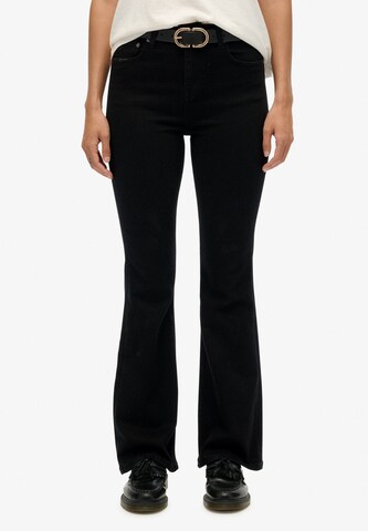 Regular Jean Superdry en noir : devant