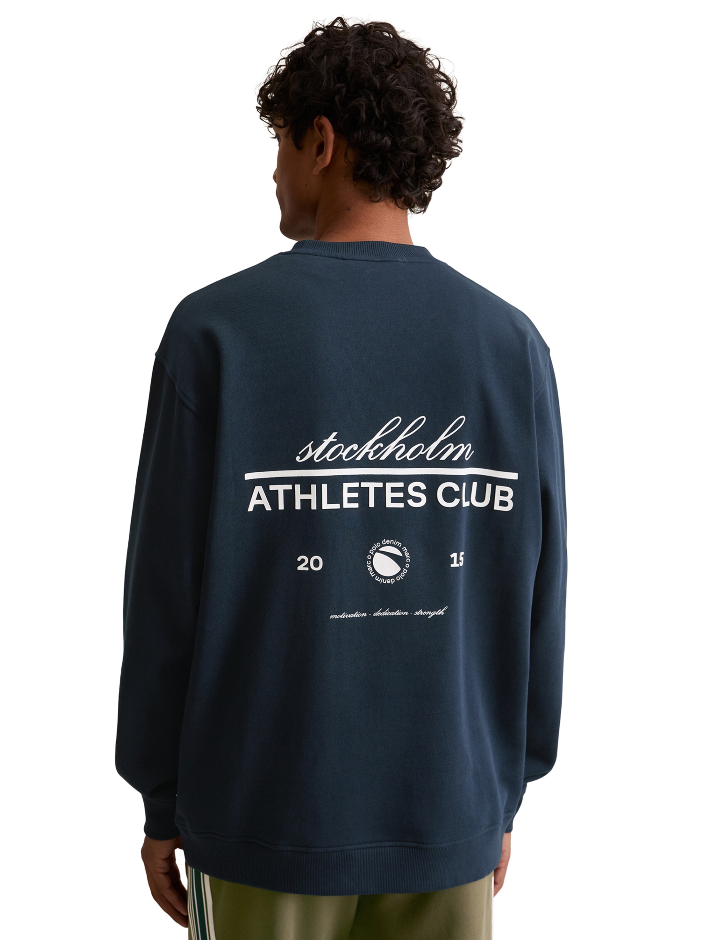 Marc O'Polo DENIM Sweatshirt in Blue: front