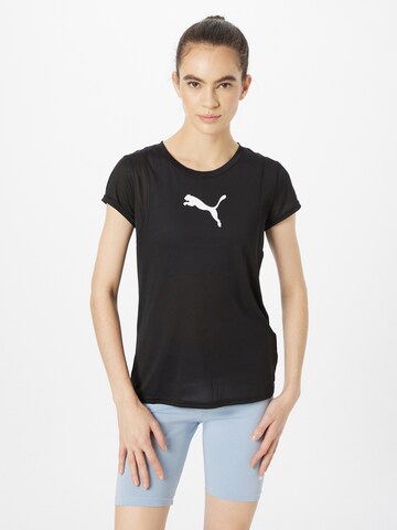 PUMA Sportshirt 'Train All Day' in Schwarz: predná strana