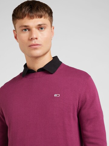 Tommy Jeans Свитер 'ESSENTIAL' в Лиловый