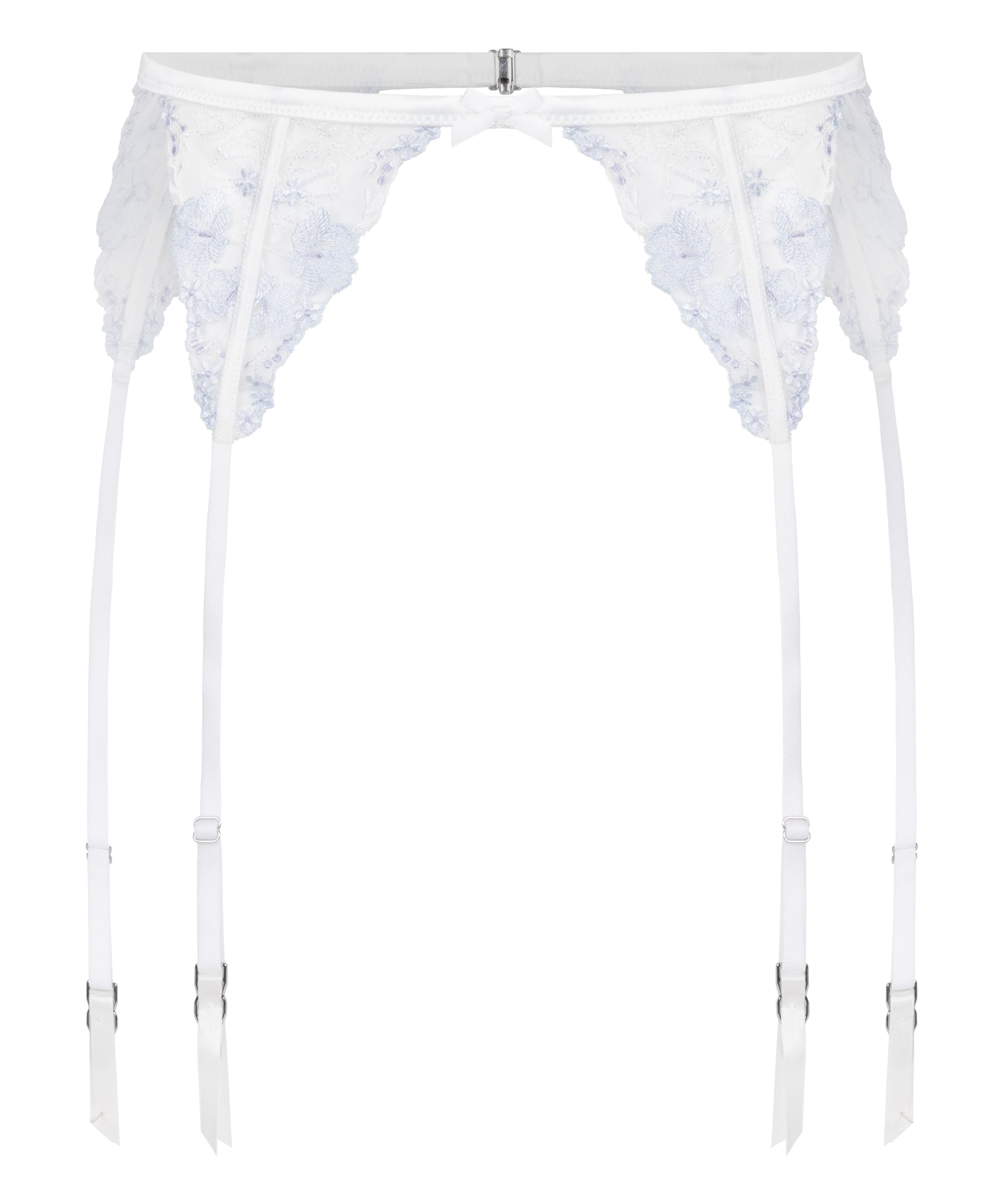 Hunkemöller Jarretels 'Peonie' in Wit: voorkant