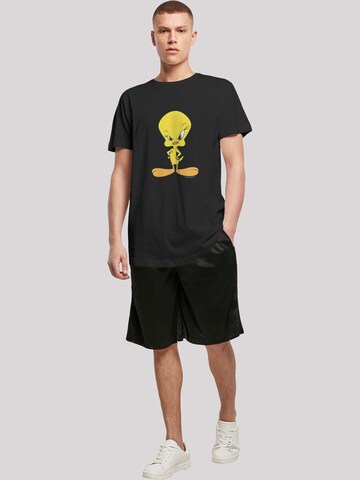 F4NT4STIC T-Shirt 'Angry Tweety' in Schwarz